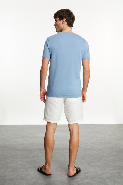  BİSİKLET YAKA REGULAR FIT T-SHIRT