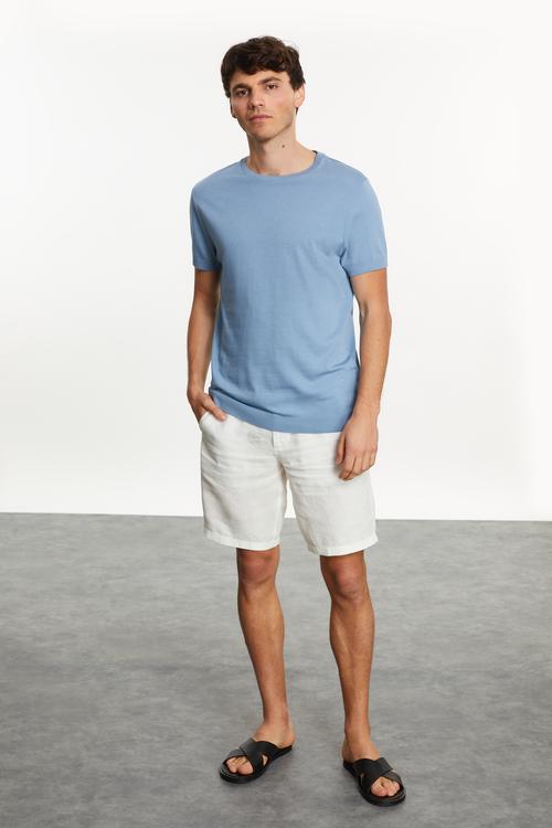  BİSİKLET YAKA REGULAR FIT T-SHIRT