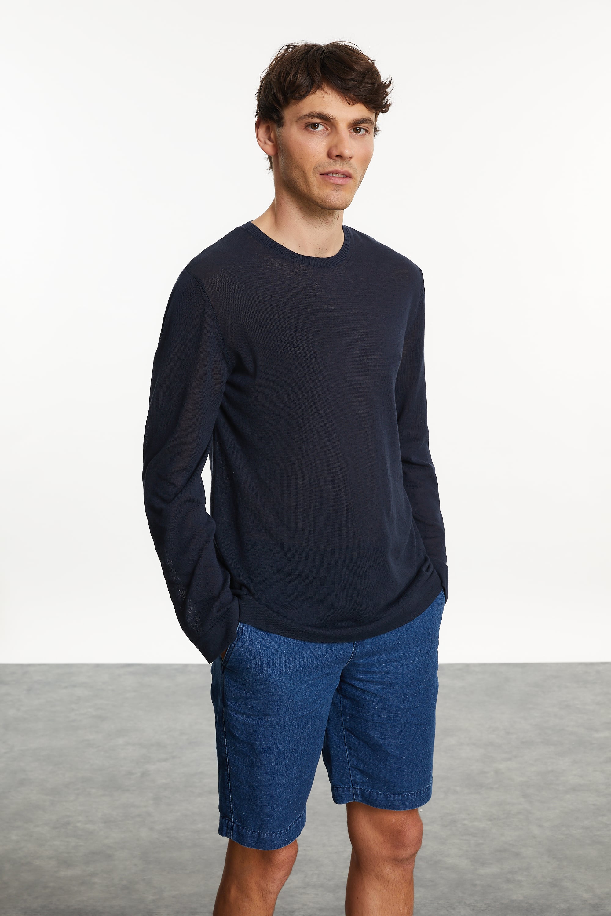 BİSİKLET YAKA PAMUK KAZAK