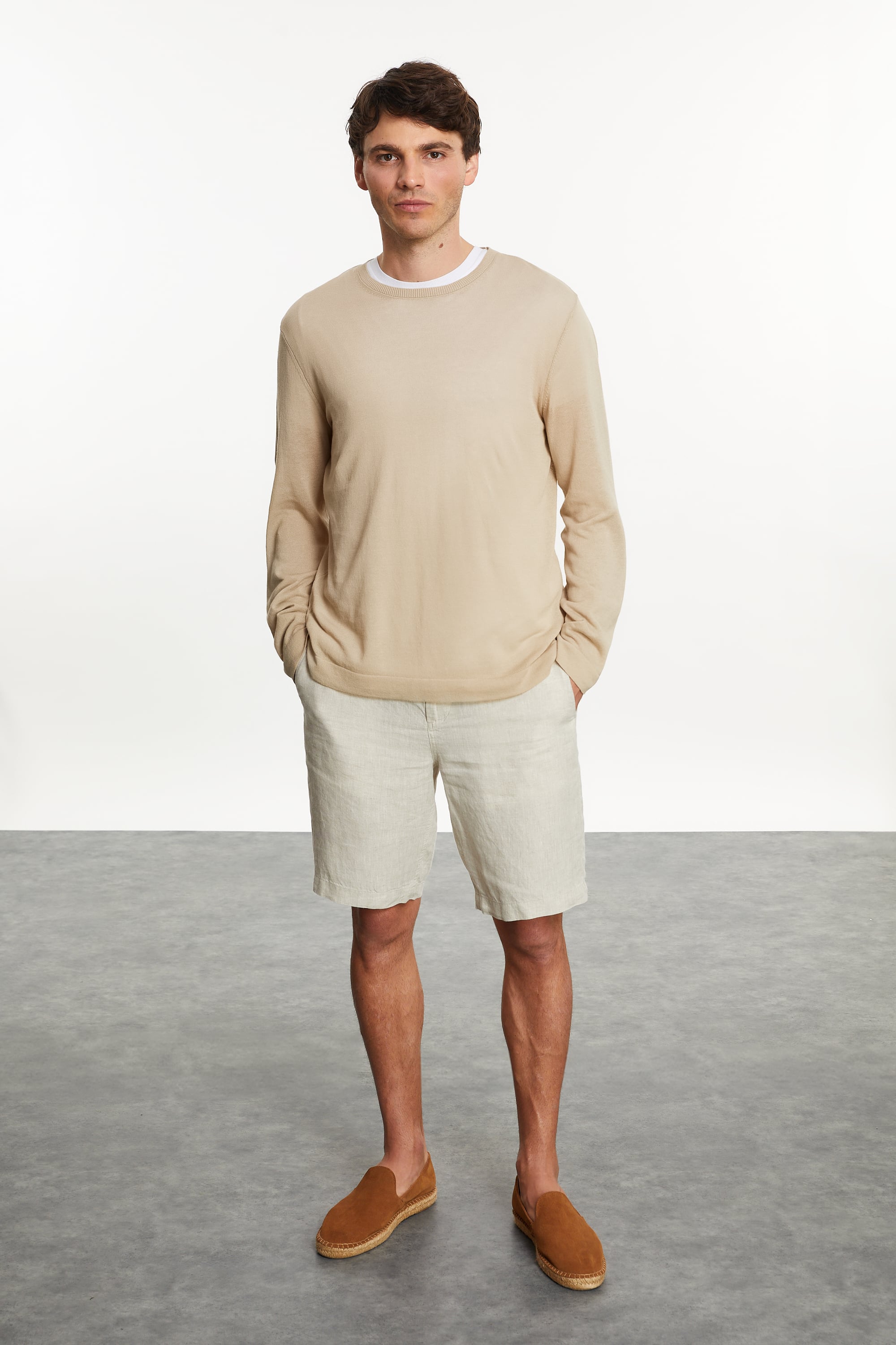 BİSİKLET YAKA PAMUK KAZAK