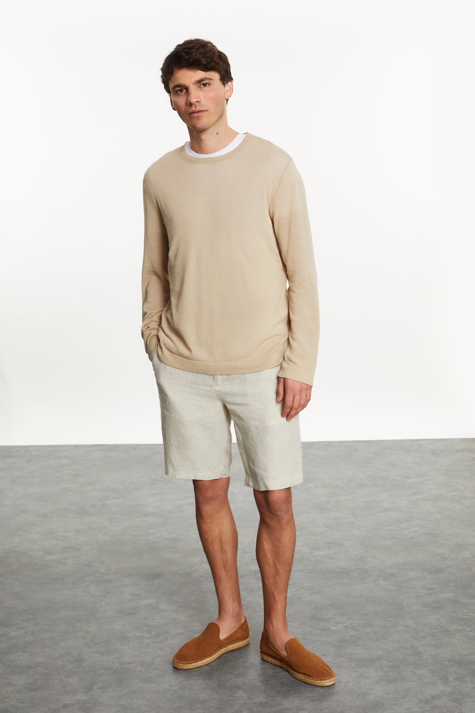 BİSİKLET YAKA PAMUK KAZAK