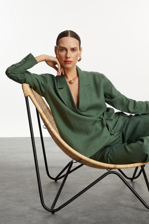  STRAIGHT FIT KETEN PANTOLON