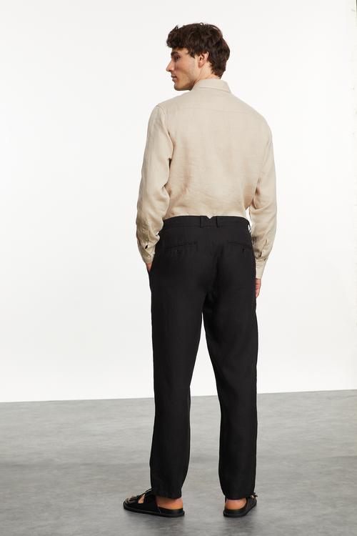  REGULAR FIT KETEN GÖMLEK