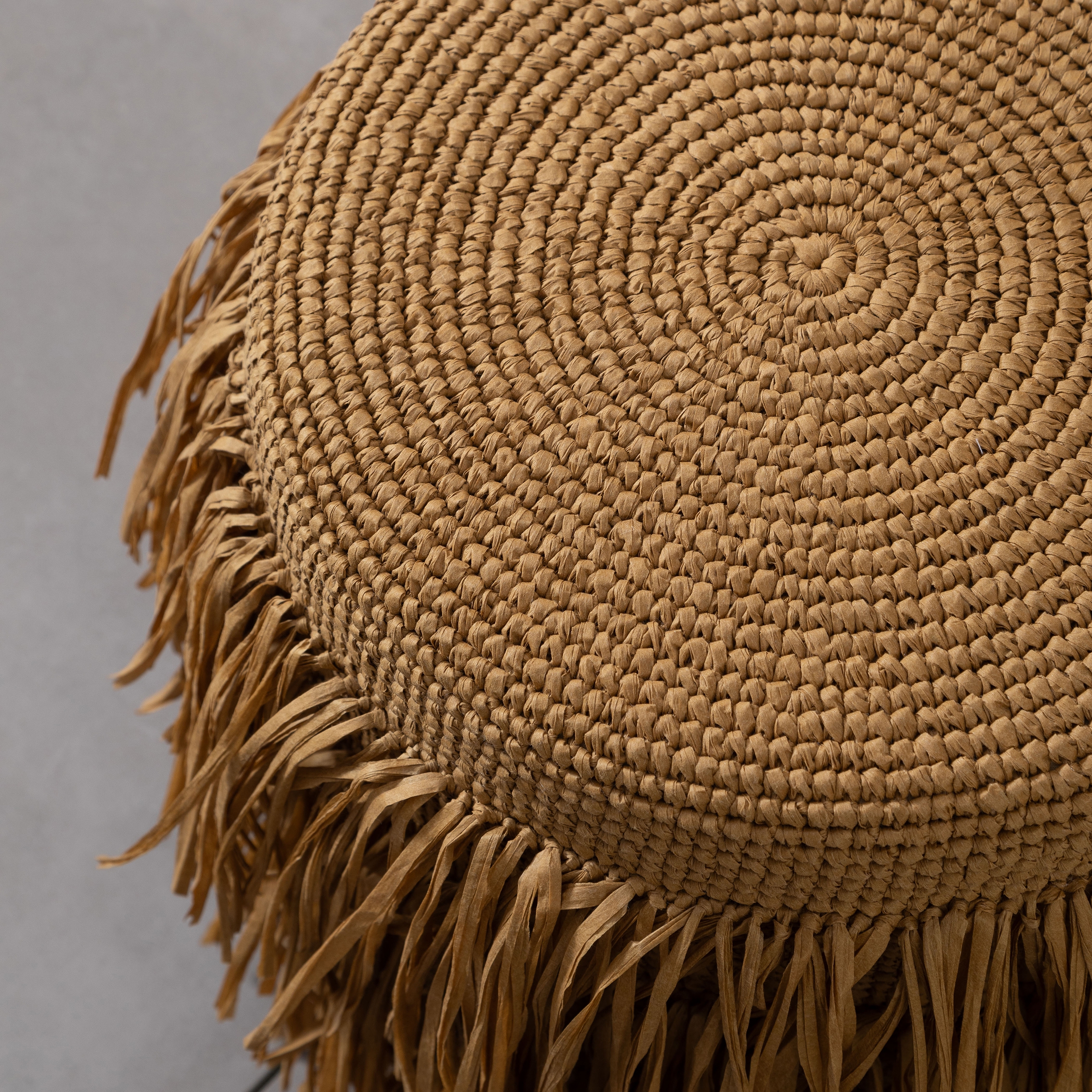 BOHO PUF CIRCLE NATUREL