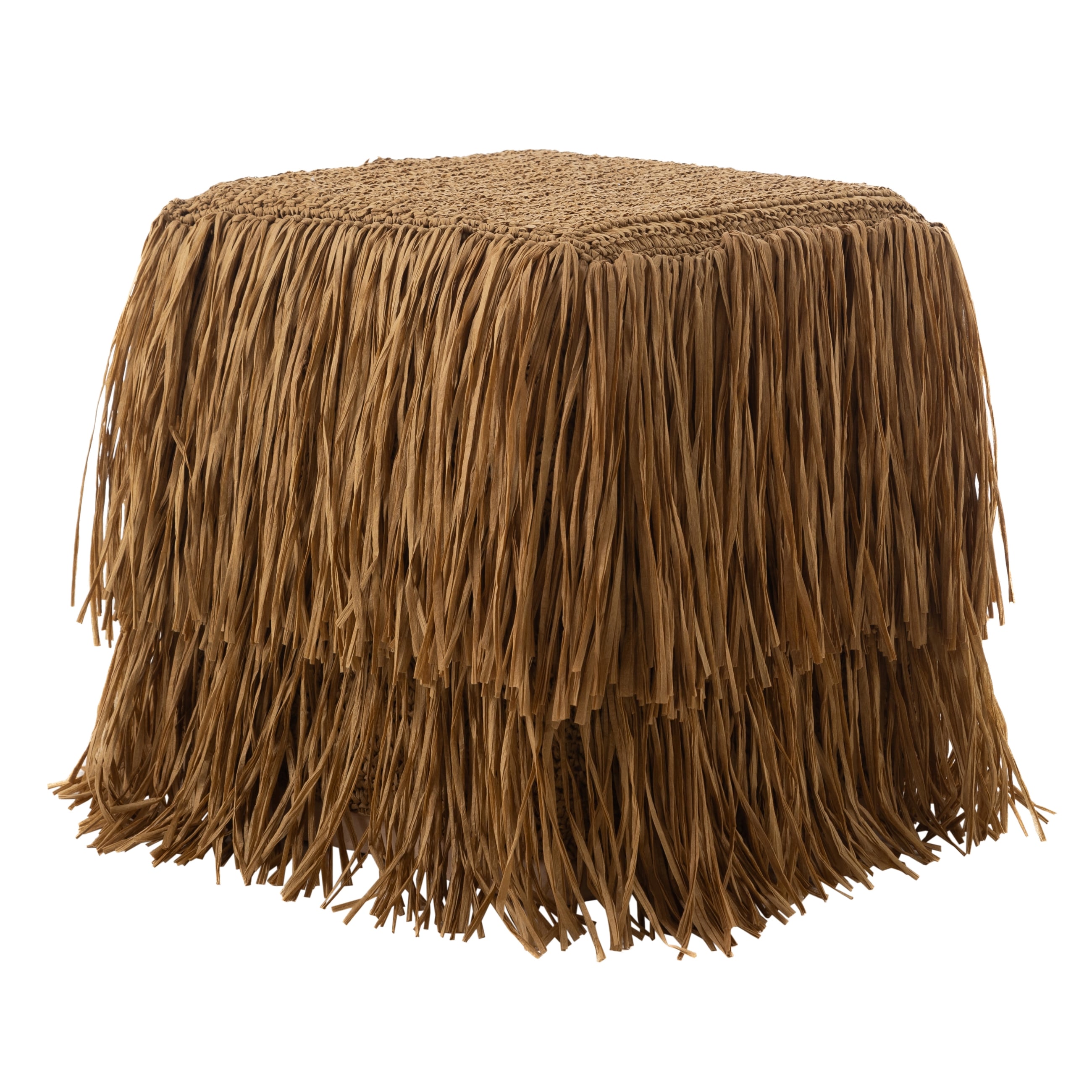 BOHO PUF SQUARE NATUREL