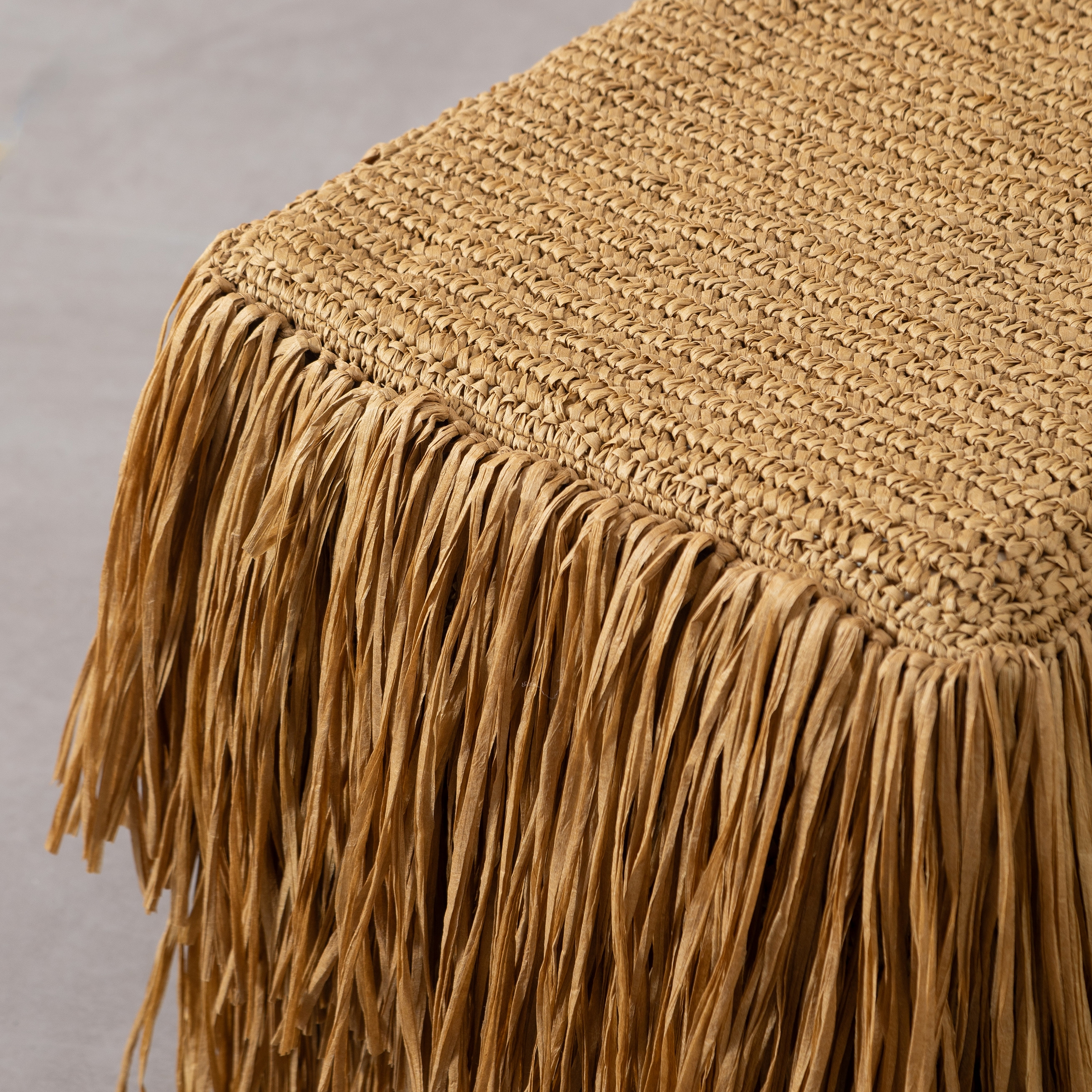 BOHO PUF SQUARE NATUREL