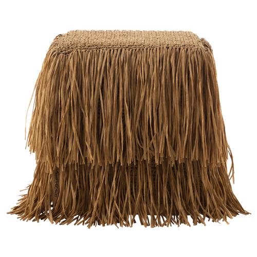  BOHO PUF SQUARE NATUREL