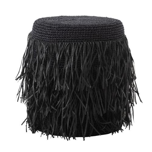  BOHO PUF CIRCLE BLACK