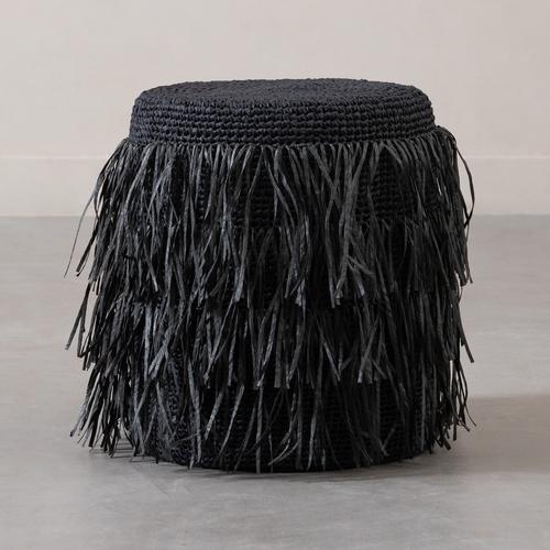  BOHO PUF CIRCLE BLACK