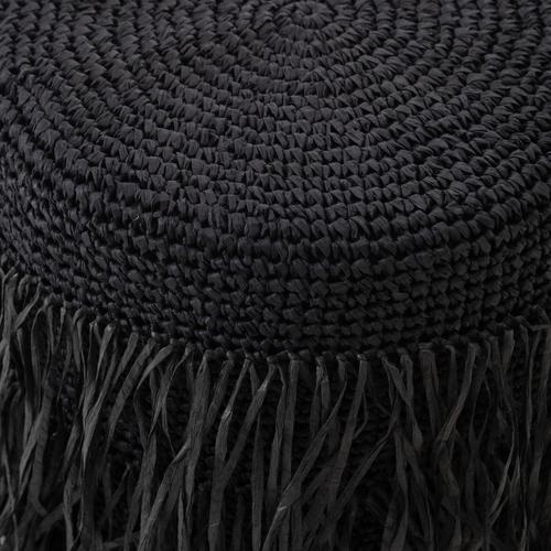  BOHO PUF CIRCLE BLACK