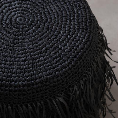  BOHO PUF CIRCLE BLACK