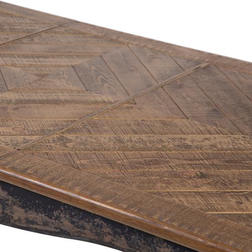  FRENCH ESKİTME AHŞAP AÇILIR KAPANIR YEMEK MASASI