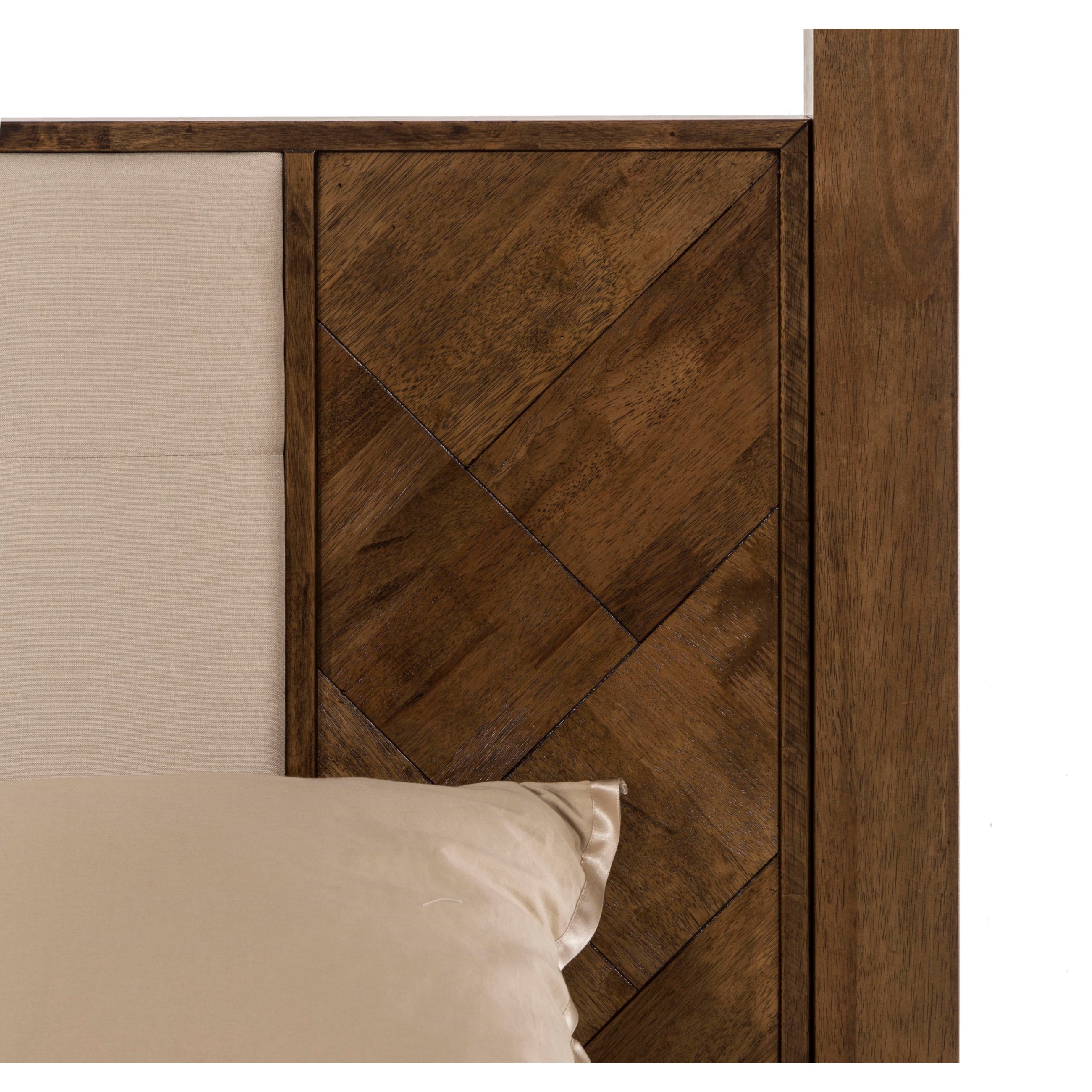 MOLTON ÇİFT KİŞİLİK 4 DİREKLİ AHŞAP KARYOLA 160X200