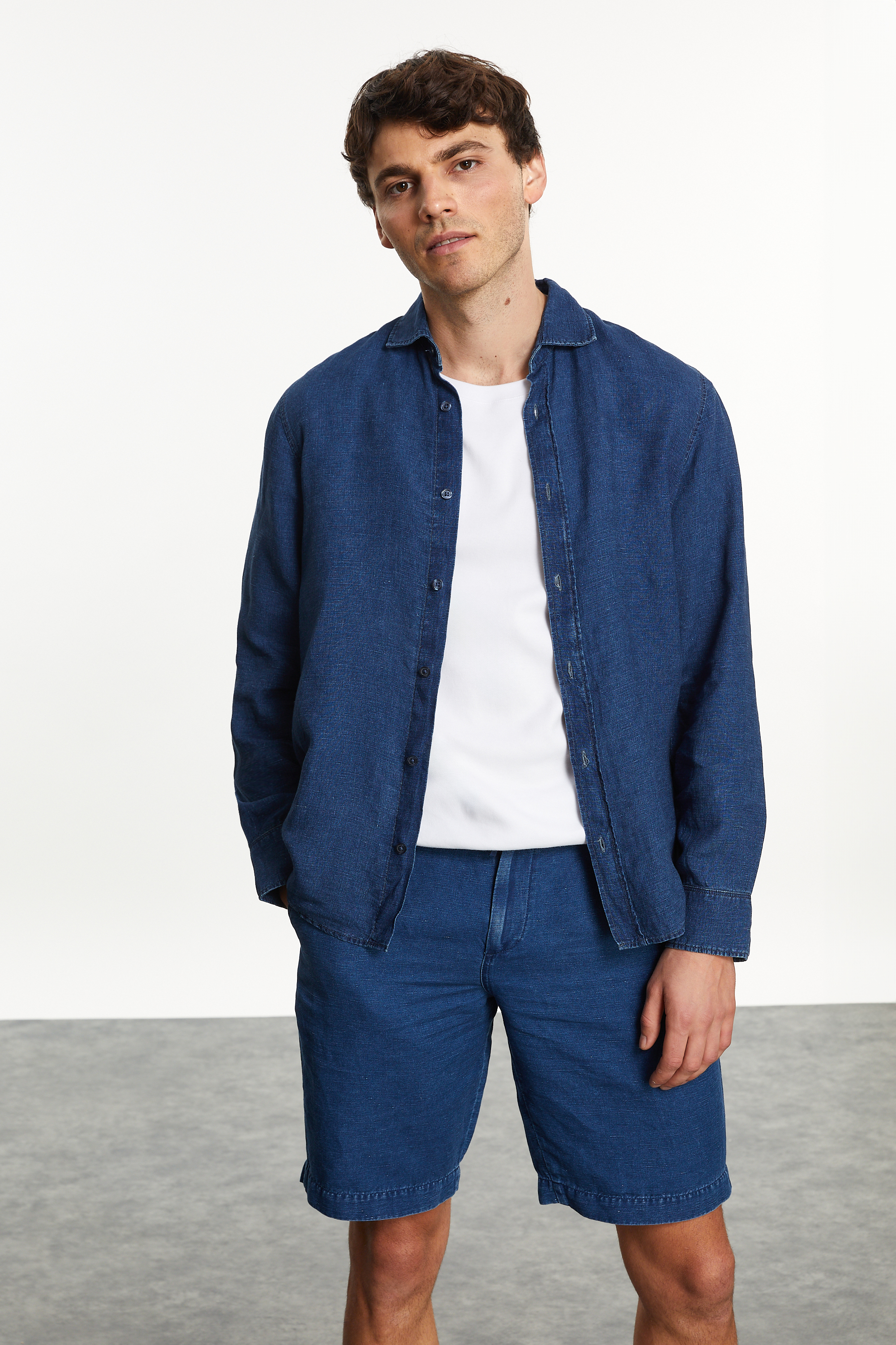 KETEN REGULAR FIT GÖMLEK