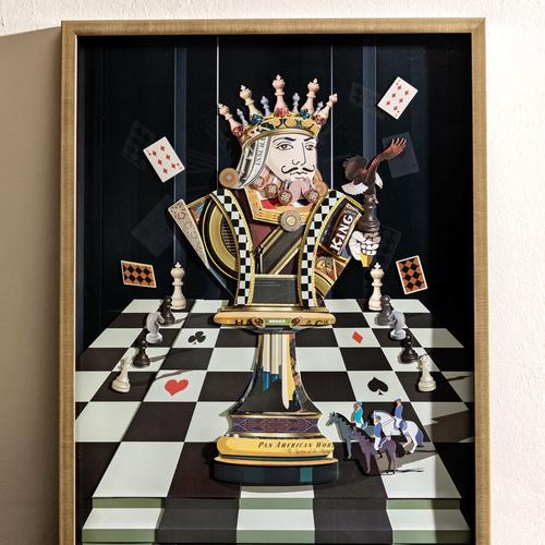  CHESS PAPAZ ÇERÇEVELİ PANO 75X100 CM