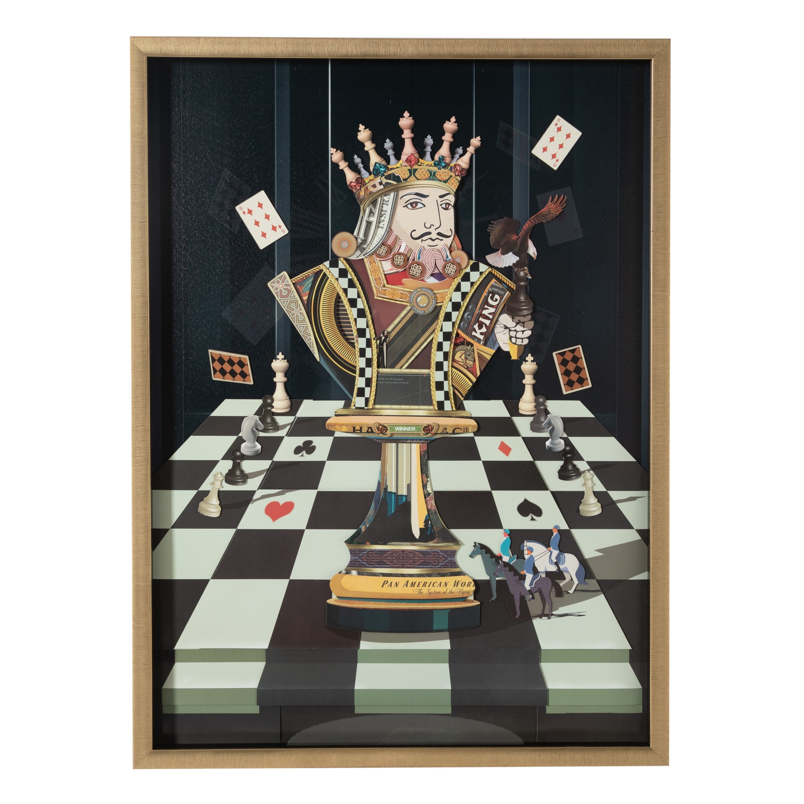 CHESS PAPAZ ÇERÇEVELİ PANO 75X100 CM