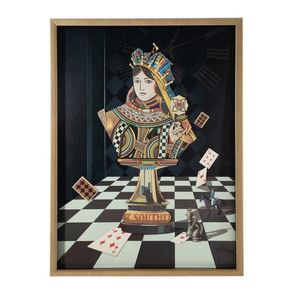 Mudo Concept Chess Queen Çerçeveli Pano 75X100 Cm