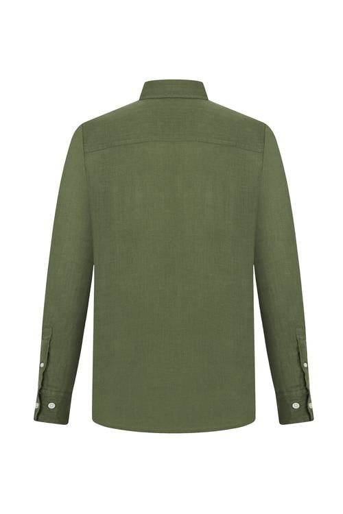  KETEN REGULAR FIT GÖMLEK