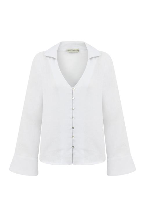  RELAX FIT KETEN GÖMLEK