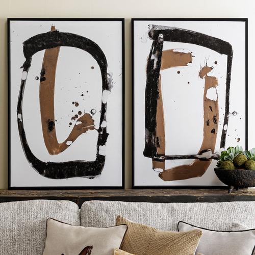  WHITE GATE I ÇERÇEVELİ YAĞLIBOYA TABLO 60X90CM