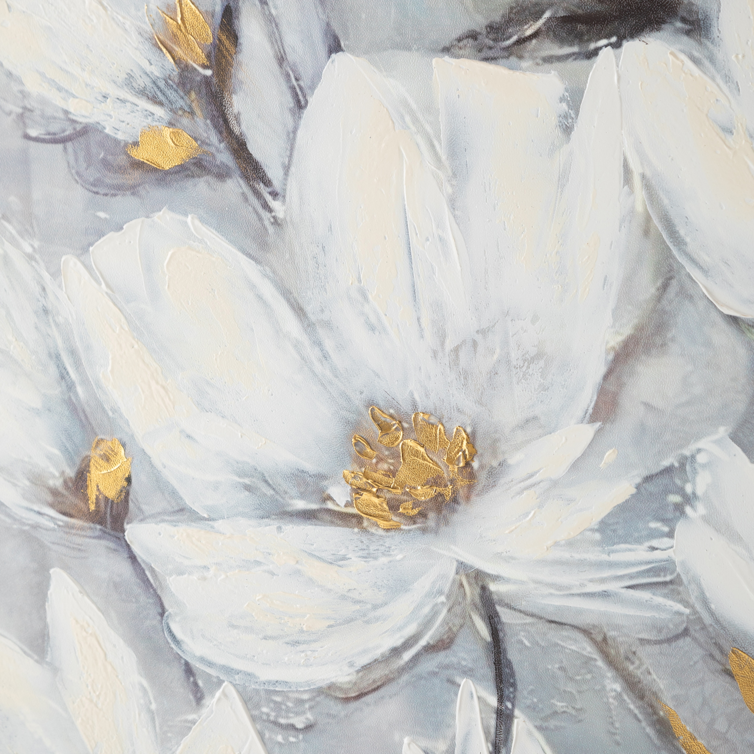 WHITE LILY YAĞLIBOYA TABLO 100X100CM