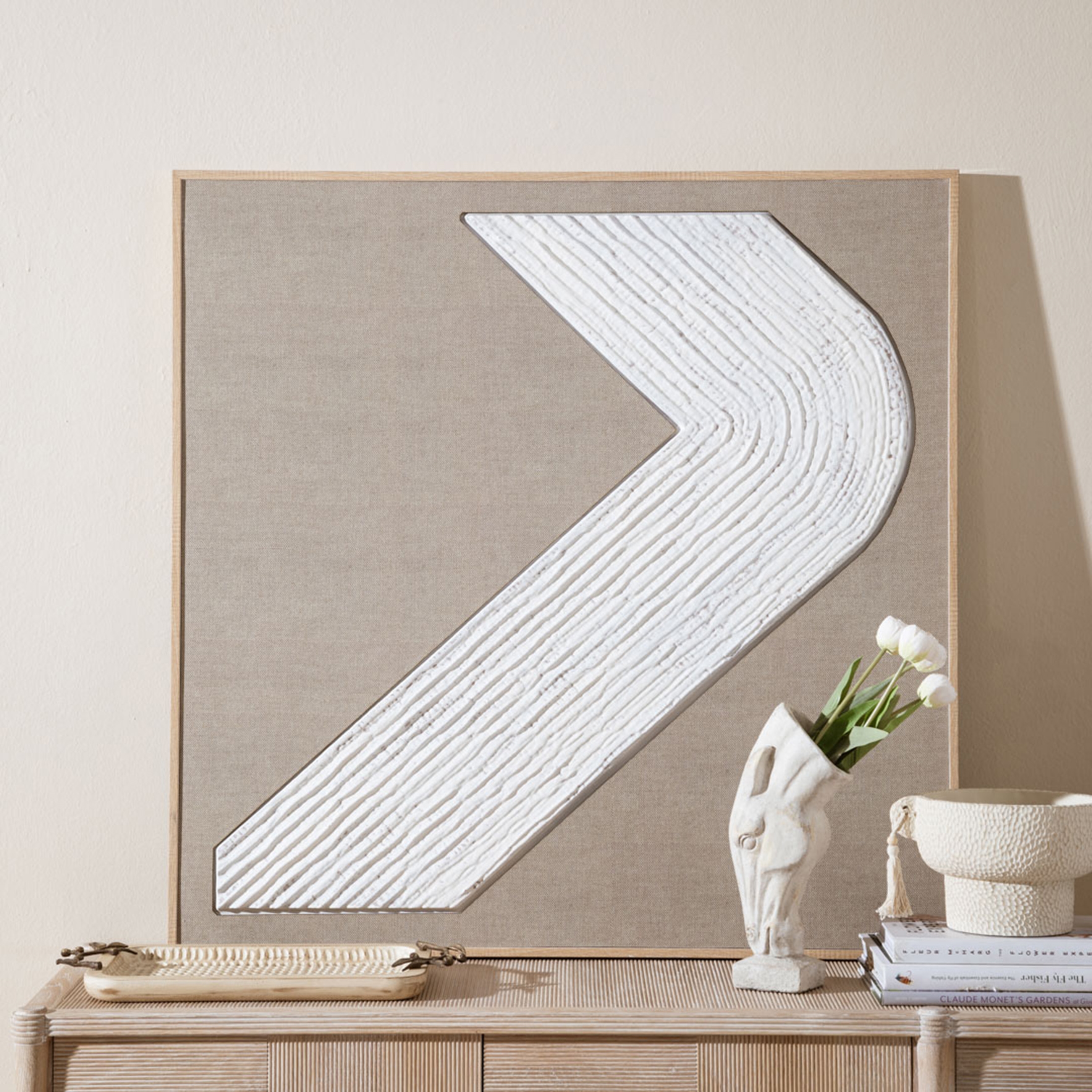 ZAMORA II 3D ÇERÇEVELİ YAĞLIBOYA TABLO 100X100CM