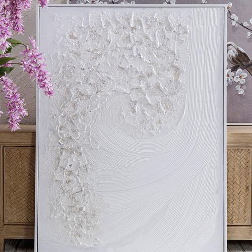 WAVE KABARTMALI ÇERÇEVELİ YAĞLIBOYA TABLO 90X120CM