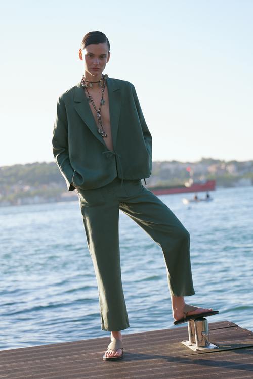  STRAIGHT FIT KETEN PANTOLON