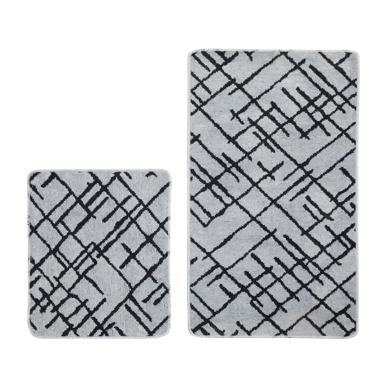 CRUZ AÇIK GRİ 2'Lİ BANYO PASPAS SETİ