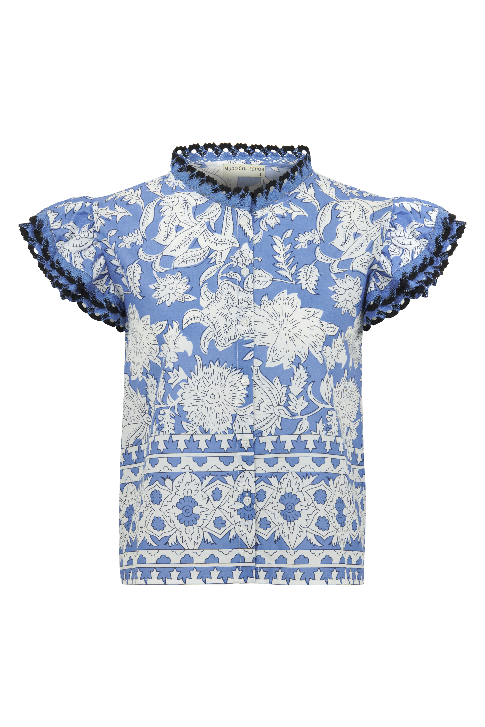 ETNİK BASKILI SMART BLUZ