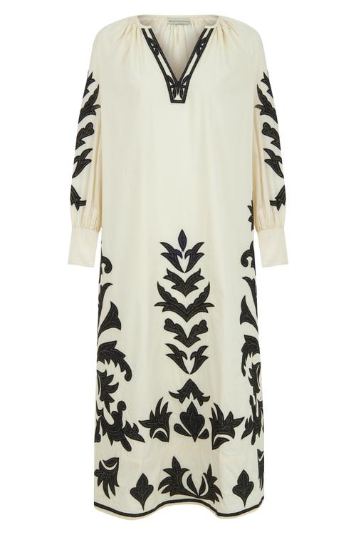  NAKIŞLI PAMUK UZUN ELBİSE