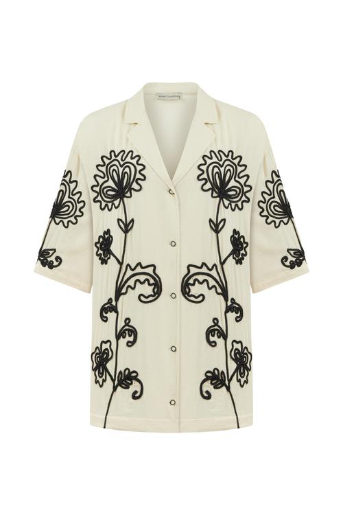  ETNİK NAKIŞLI SMART GÖMLEK