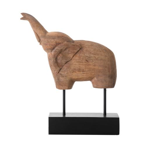  ELEPHANT BÜST BİBLO 25X6X36CM