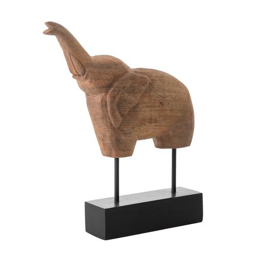  ELEPHANT BÜST BİBLO 25X6X36CM