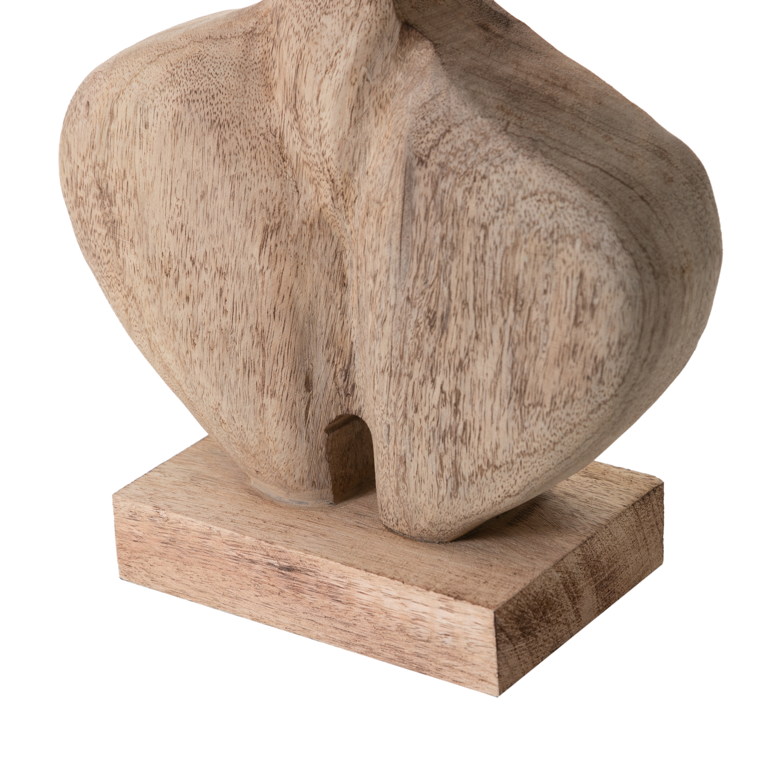 STATUE LADY BİBLO AHŞAP 23X10X33CM