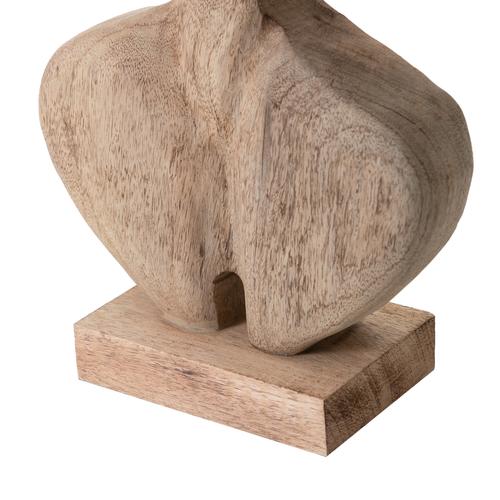  STATUE LADY BİBLO AHŞAP 23X10X33CM