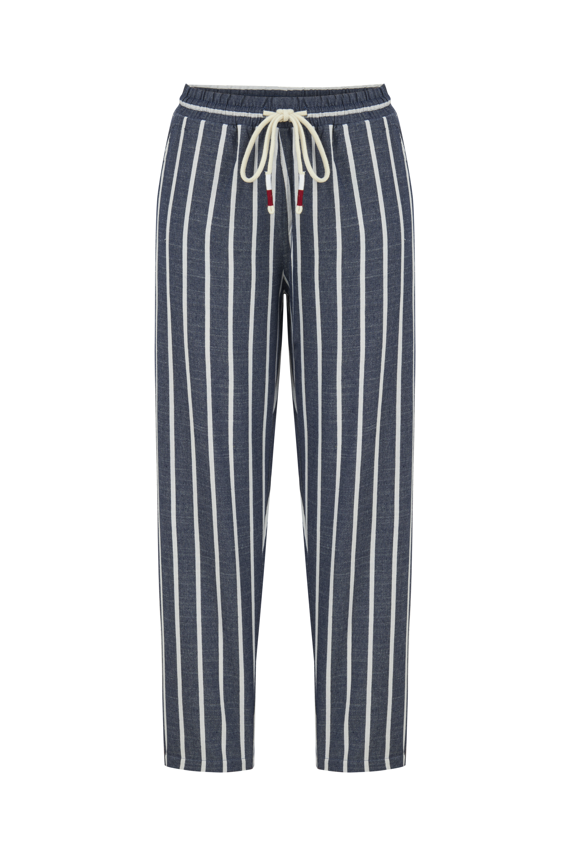 ÇİZGİLİ STRAIGHT FIT JEAN PANTOLON