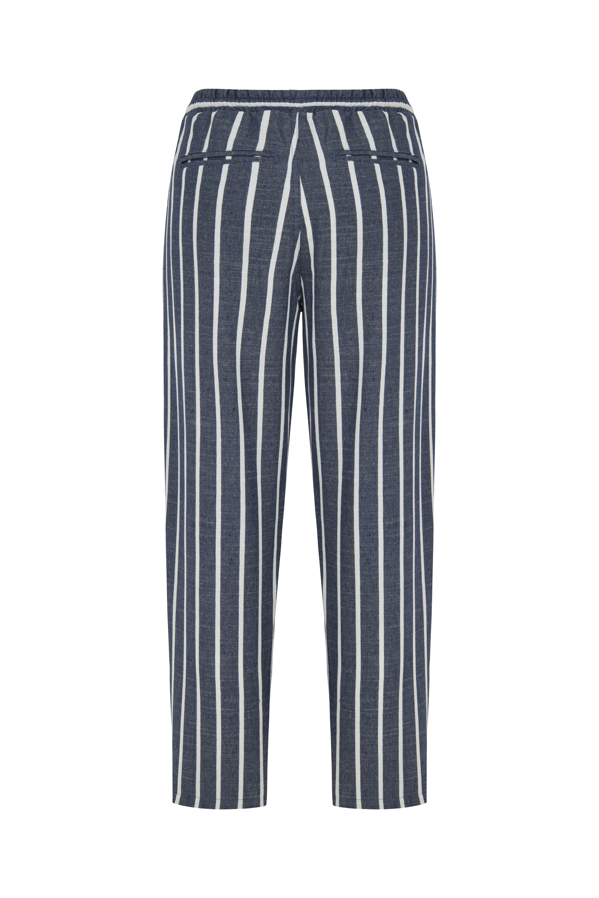 ÇİZGİLİ STRAIGHT FIT JEAN PANTOLON