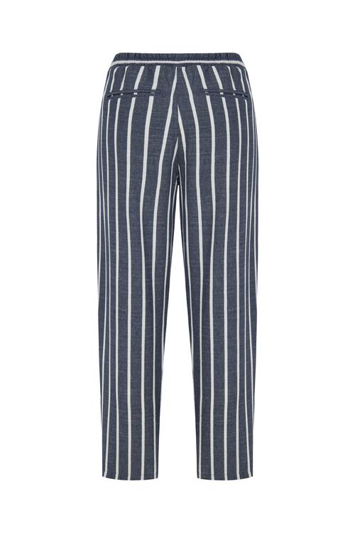  ÇİZGİLİ STRAIGHT FIT JEAN PANTOLON