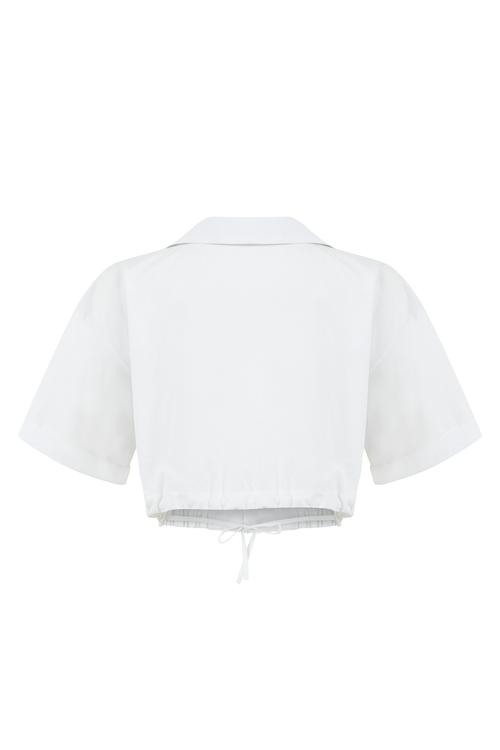 PAMUKLU CROP GÖMLEK