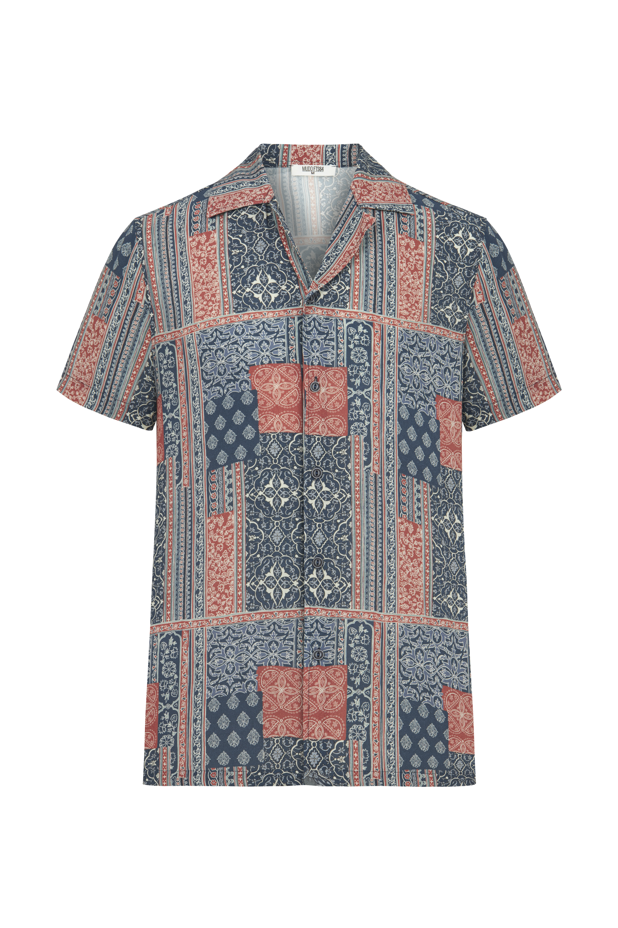 BASKILI REGULAR FIT GÖMLEK