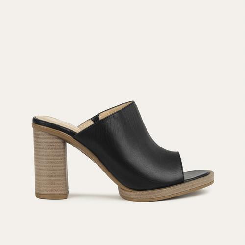  DERİ KALIN TOPUKLU TERLİK