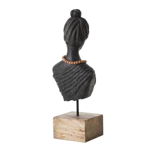  LADY BÜST I BİBLO SİYAH 19X12X45CM