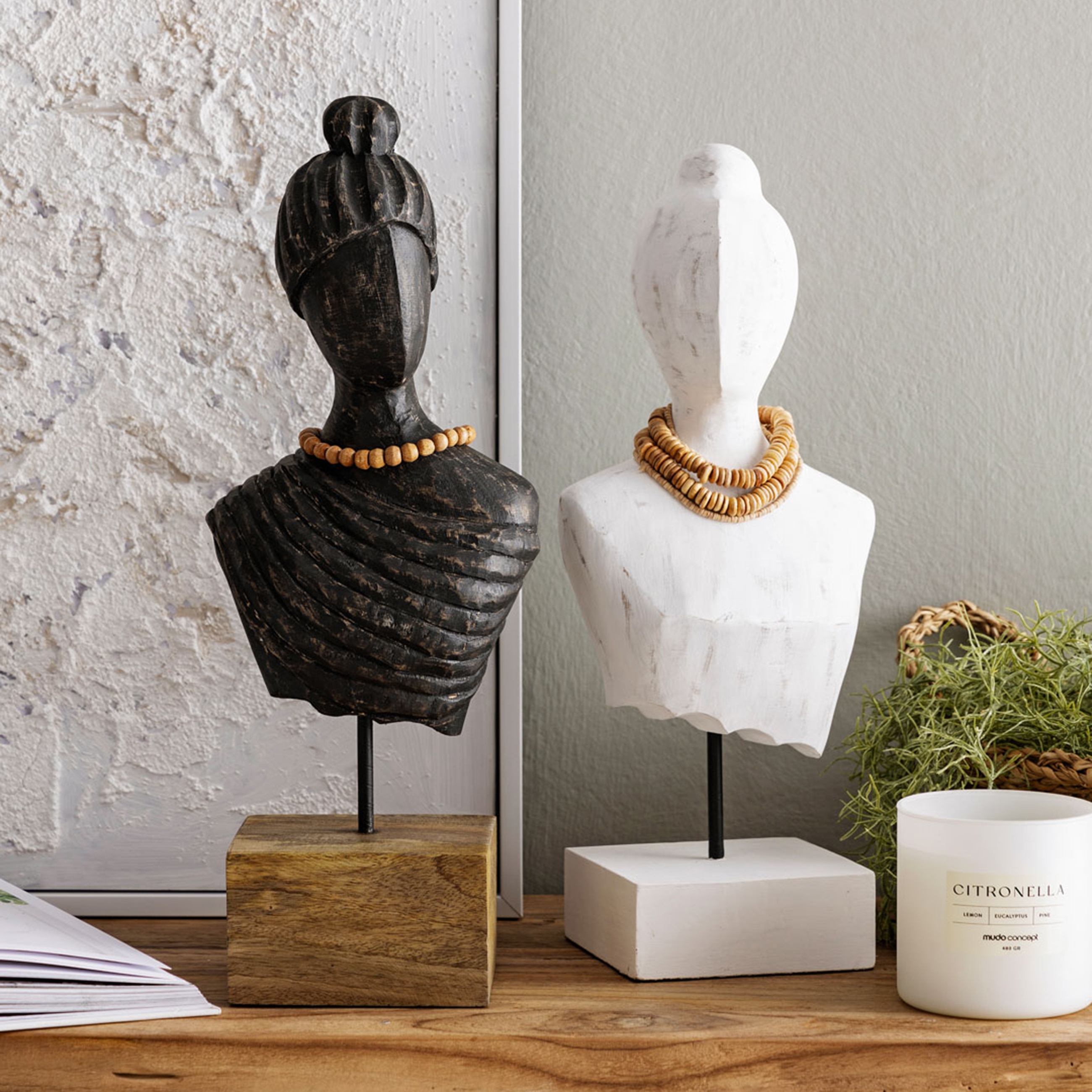 LADY BÜST I BİBLO SİYAH 19X12X45CM