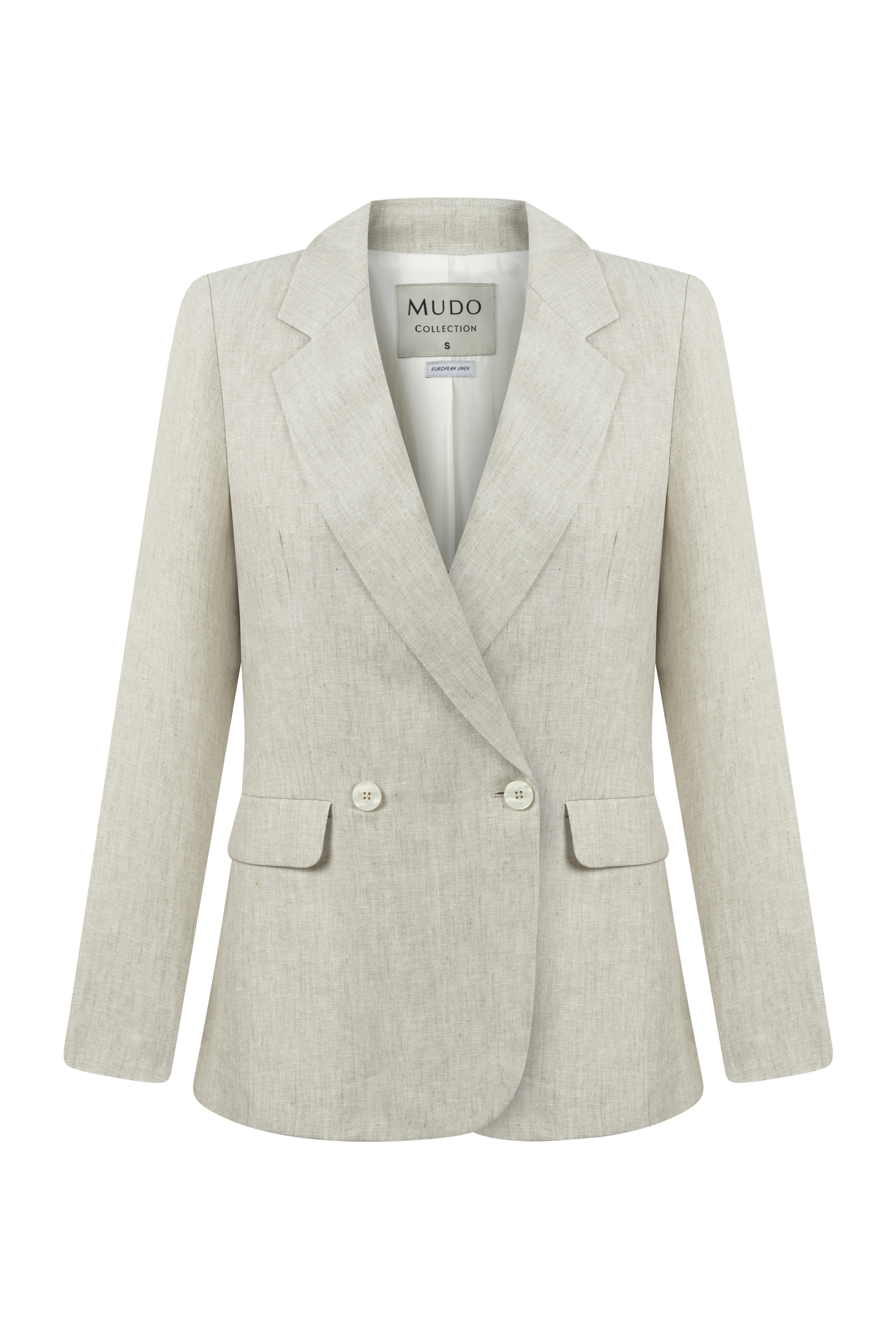 REGULAR FIT KETEN CEKET