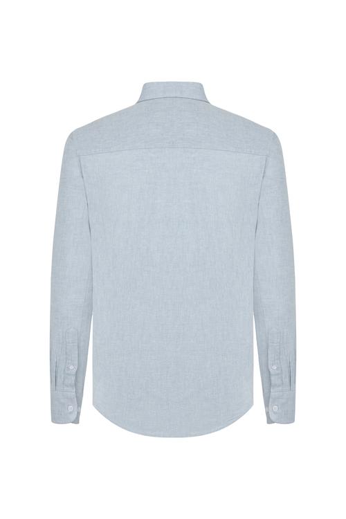  KETEN KARIŞIMLI REGULAR FIT GÖMLEK