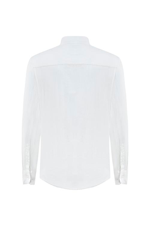  REGULAR FIT KETEN GÖMLEK