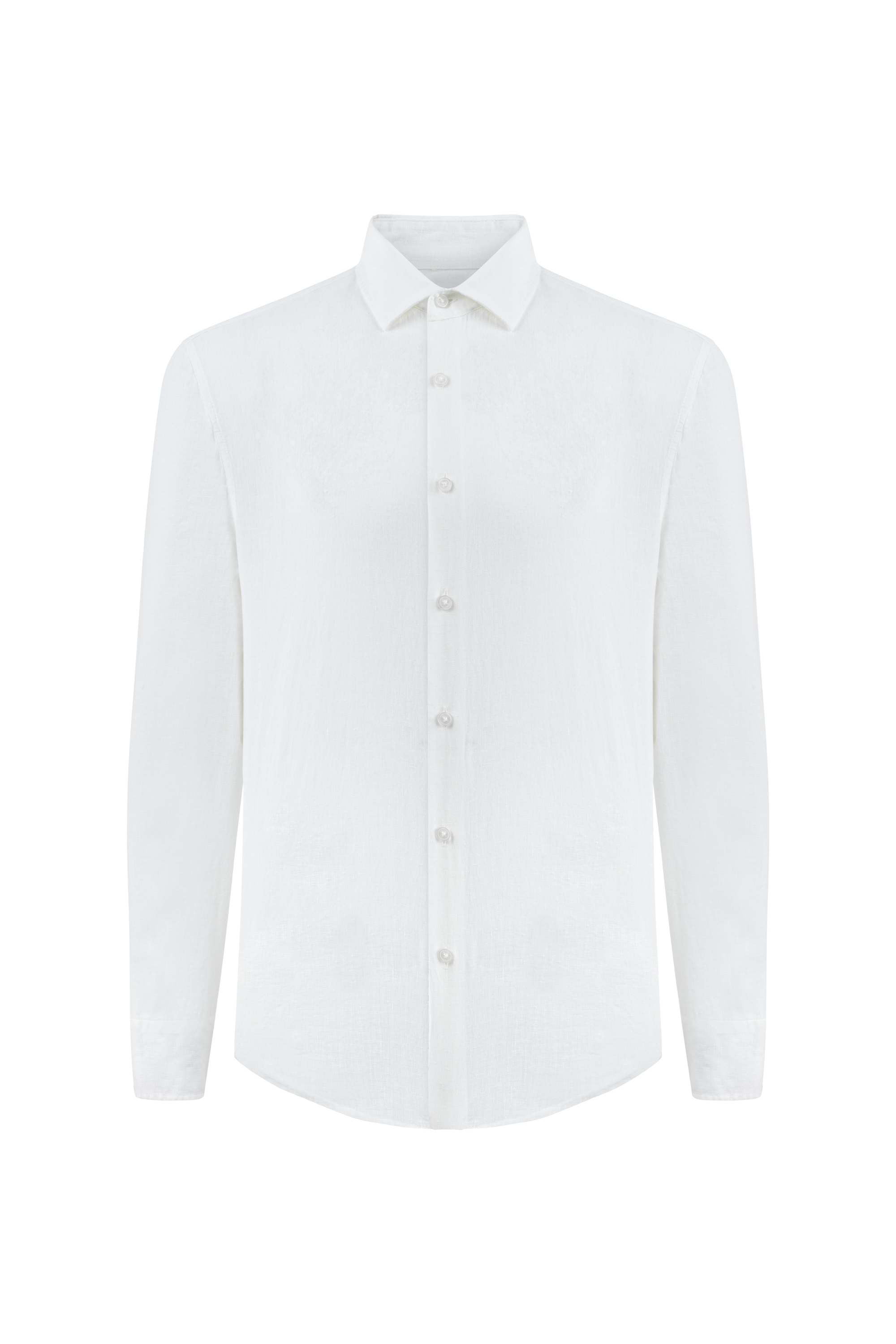 REGULAR FIT KETEN GÖMLEK