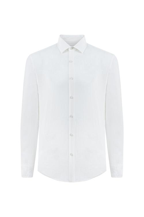  REGULAR FIT KETEN GÖMLEK