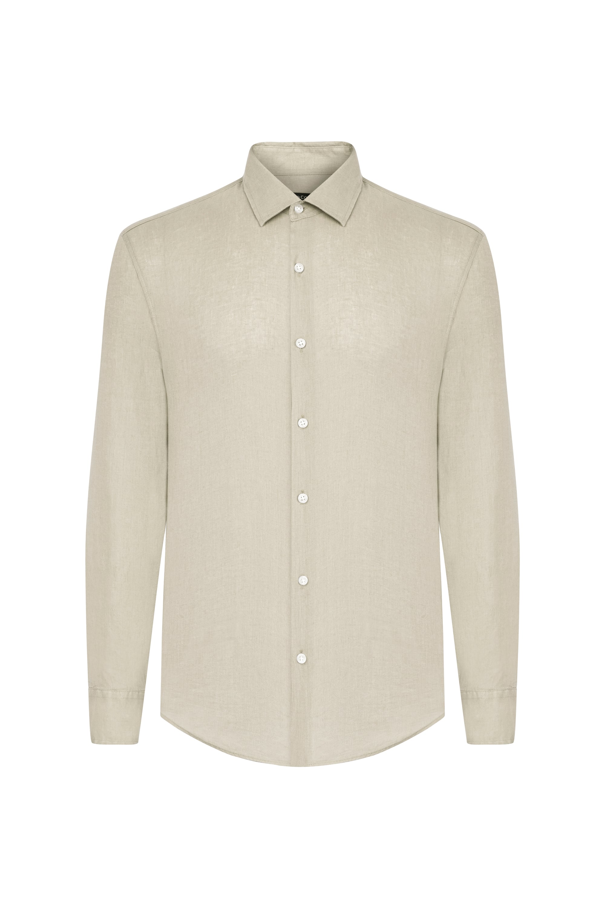 REGULAR FIT KETEN GÖMLEK